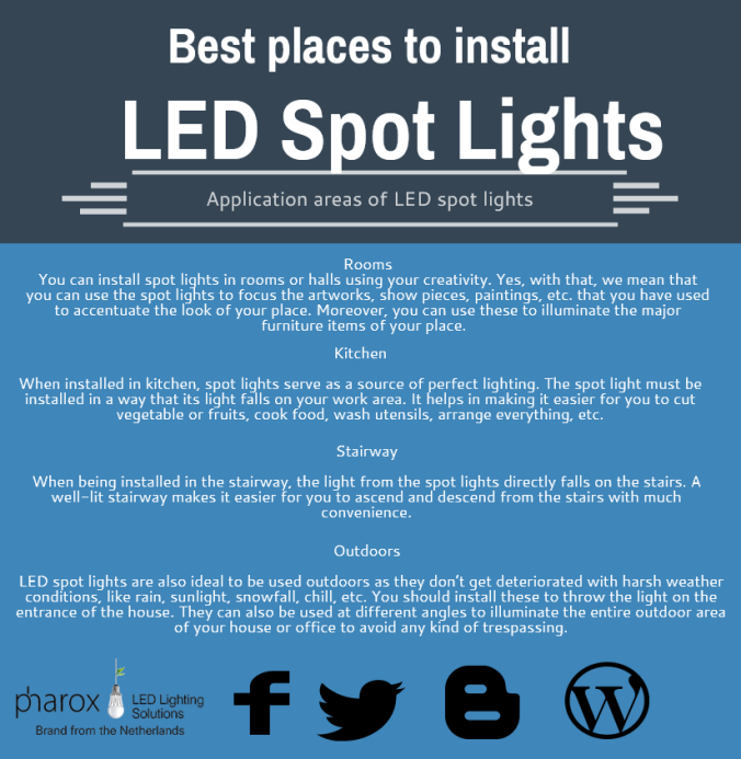 Pharox LED spot lights